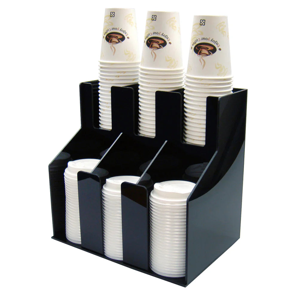 Winco CLO-2D to CLSO-3T, 2-3 Tiers, 2-3 Stacks Cup & Lid Organizer