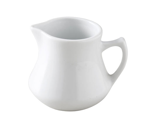 Yanco Creamer CM-4 is a versatile and elegant addition to any café, restaurant, or hotel. Designed for effortless pouring, it features a petite handle and a well-defined spout for precision and control. Crafted from high-quality porcelain with a smooth white glaze, this creamer offers durability and a timeless appeal. Safe for use in the oven, microwave, and dishwasher, it ensures convenience and easy maintenance in busy dining settings.