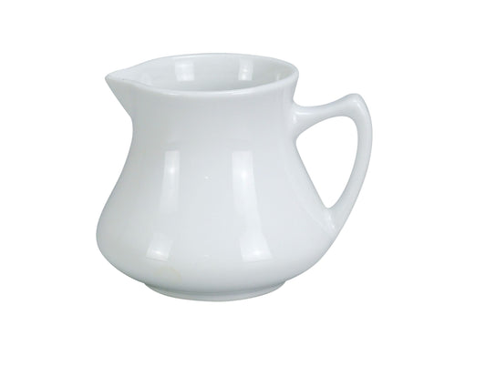 Yanco Creamer CM-6 is a versatile and elegant addition to any café, restaurant, or hotel. Designed for effortless pouring, it features a petite handle and a well-defined spout for precision and control. Crafted from high-quality porcelain with a smooth white glaze, this creamer offers durability and a timeless appeal. Safe for use in the oven, microwave, and dishwasher, it ensures convenience and easy maintenance in busy dining settings.