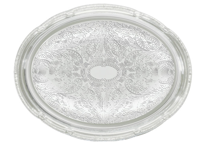 Winco CMT-1014 to CMT-2014, 14"-20"x14"Chrome Plated Serving Trays