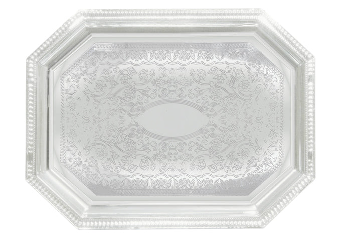Winco CMT-1014 to CMT-2014, 14"-20"x14"Chrome Plated Serving Trays