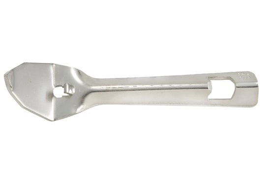 Winco CO-302 7" Stainless Steel Can Tapper/Bottle Opener