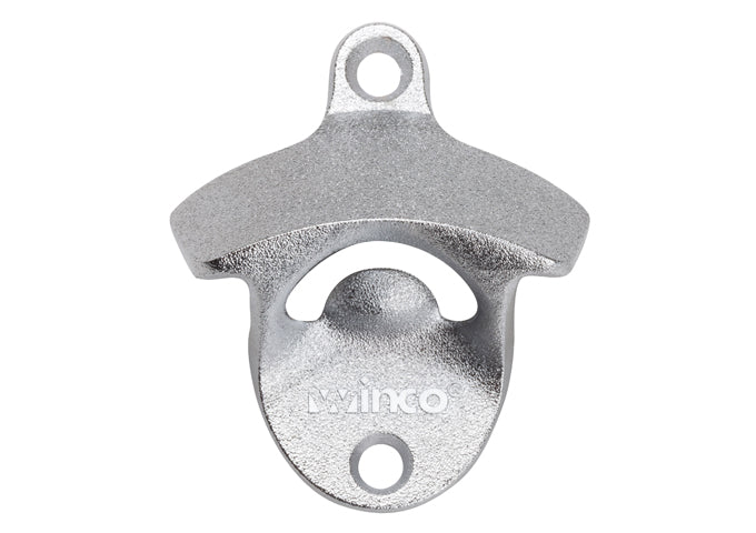 Winco CO-402 3-1/4 x 2-3/4" Wall Mount Bottle Opener