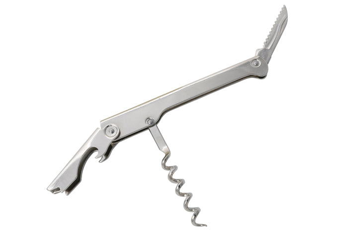 Winco CO-511 and CO-512 Stainless Steel and Black Waiter’s Corkscrew