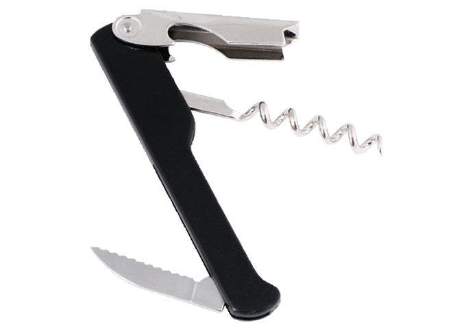 Winco CO-711 and CO-712 Stainless Steel Economy Waiter’s Corkscrew