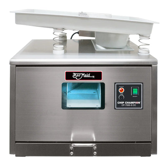 Winco CP-7000-S-CC, 120V, 10,000 Chips/Hr Bar Maid Chip Champion