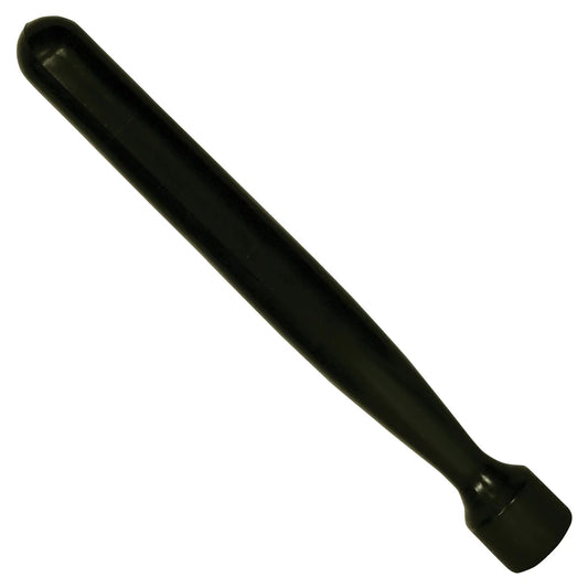 Winco CR-1240, 3/4" Diameter Black Solid Plastic Bar Maid, Muddler, EA