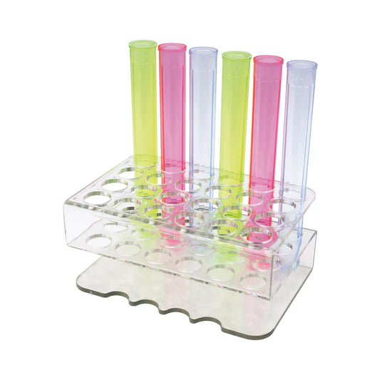 Winco CR-1600, 24 Holes, Clear Bar Maid, Shooter Tube Rack, EA