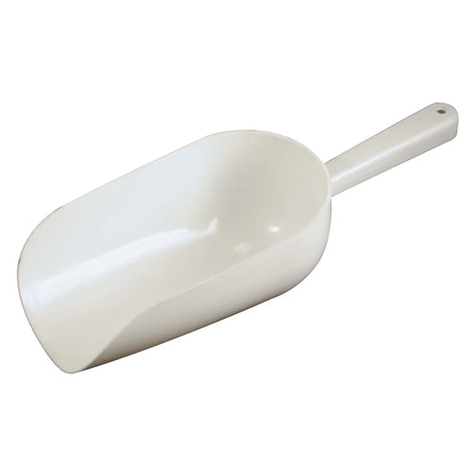 Winco CR-840W-854W, 4-16 Oz Round Bowl, Poly Bar Maid White Scoops