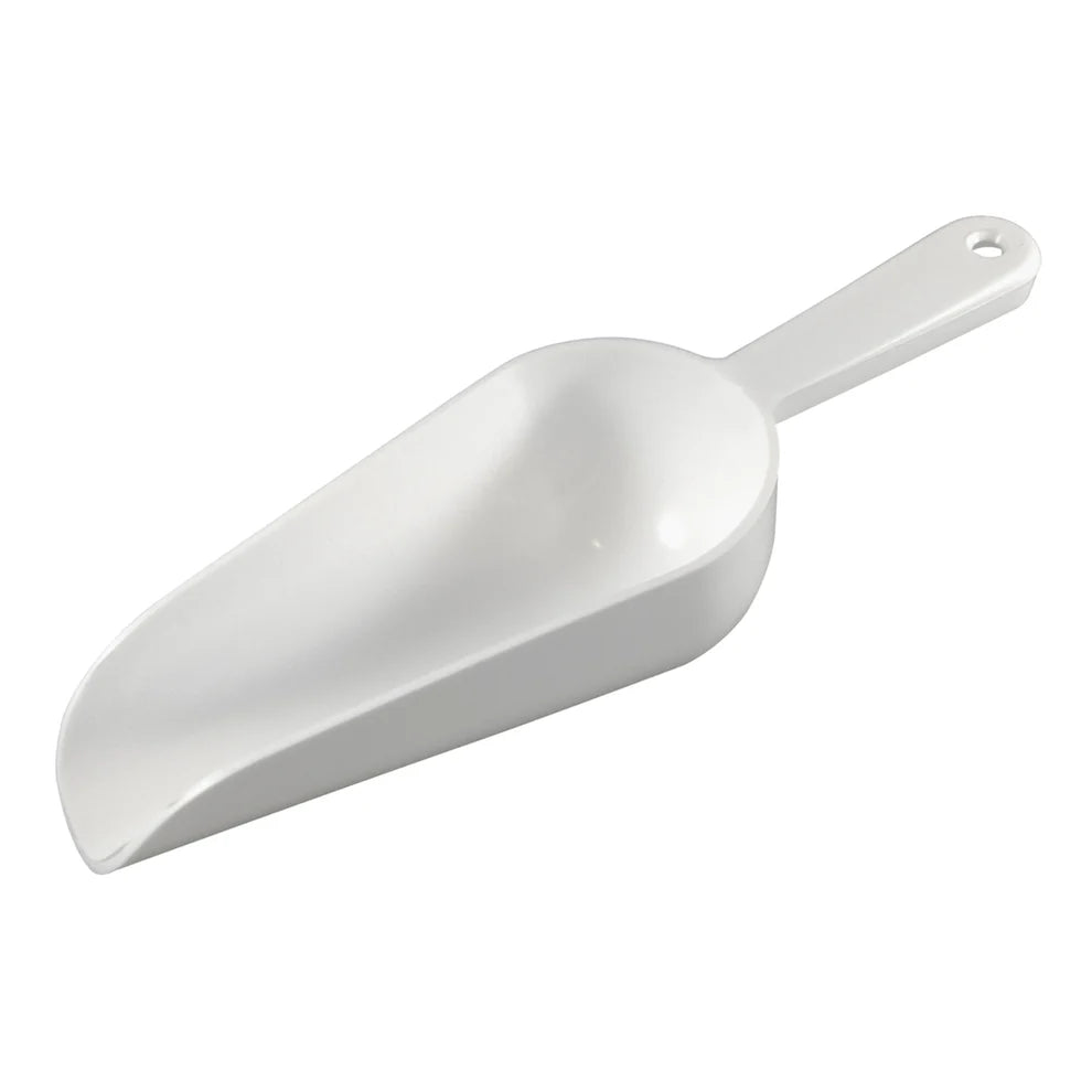 Winco CR-840W-854W, 4-16 Oz Round Bowl, Poly Bar Maid White Scoops