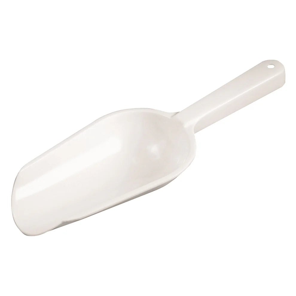 Winco CR-840W-854W, 4-16 Oz Round Bowl, Poly Bar Maid White Scoops