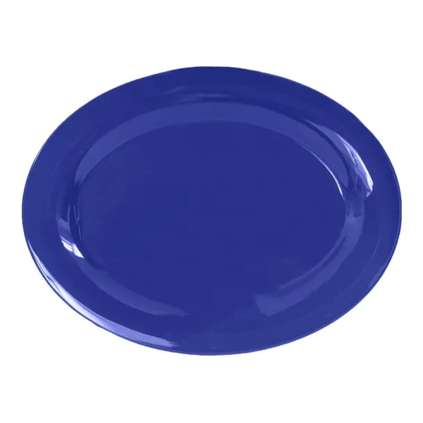 Platter, Purple Color Melamine 9 1/2"x7 1/4"x3/4"