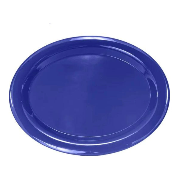 Thunder Group Platter 6/Pcs is a traditional-looking durable tableware. It is made of melamine, a popular material among professional food-services. Such purple oval platter goes well with any interior design. There are 7 colors in the Western collection. This platter will help you serve different entrees, meats or bakery products. It is break and heat resistant, dishwasher safe. Non-toxic, NSF approved. Not for use in a microwave.