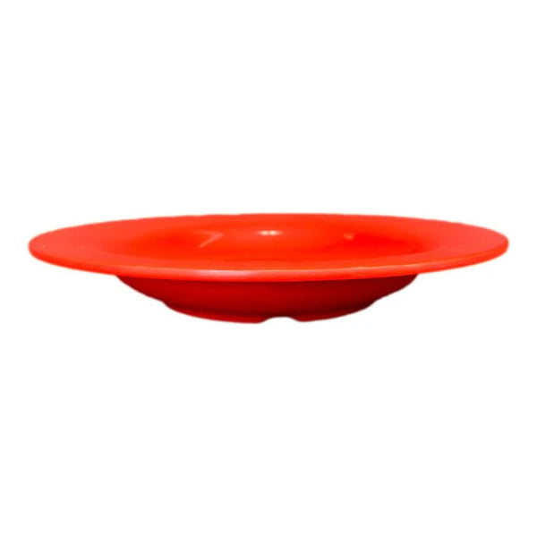Thunder Group Wide Rim Salad Bowl 12/Pcs Its color and design will complement any of your dishes. Wide rim makes it easy to mix in and hold to. This salad bowl is simple yet ceramics looking. The 8 oz. capacity makes it a perfect option for various side dishes. This bowl is made of heavyweight melamine that is hard to break or chip but easy to clean. Such tableware is long-lasting and affordable. It is non-toxic, BPA free, NSF listed. Not for use in a microwave.