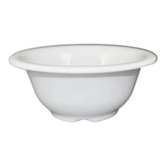 Thunder Group Soup Bowl 12/Pcs is a durable addition to any restaurant. Whether you are serving inside or outside, for family dinners or large crowd during lunch time. This melamine soup bowl is guaranteed to be break-resistant and will withstand everyday use by any age group for a long time. The bowl will not absorb any smells. It will maintain the original gloss even after thousands of washings. 