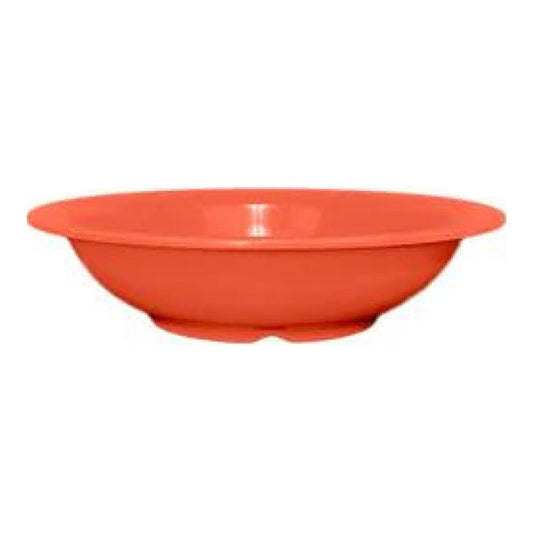 Thunder Group Soup Bowl 12/Pcs is a durable addition to any restaurant. Whether you are serving inside or outside, for family dinners or large crowd during lunch time. This melamine soup bowl is guaranteed to be break-resistant and will withstand everyday use by any age group for a long time. The bowl will not absorb any smells. It will maintain the original gloss even after thousands of washings. 
