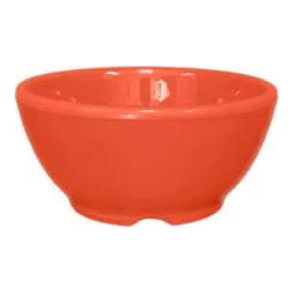 Thunder Group Soup Bowl 12/Pcs will definitely add aesthetic appeal to your meal service. It is compact and capacious. A deep structure will keep hot liquids inside and prevent spills. It is especially good if there are young children among the regulars of your establishment. They eat slowly, and such bowl prevents fast cooling of your soups. Manufactured from melamine, this bowl is extremely durable and will not get scratched from frequent use. Non-toxic, NSF approved. Commercial dishwasher safe. 