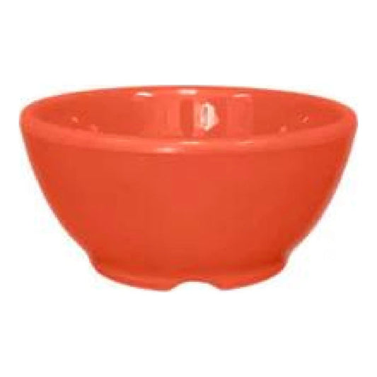 Thunder Group Soup Bowl 12/Pcs will definitely add aesthetic appeal to your meal service. It is compact and capacious. A deep structure will keep hot liquids inside and prevent spills. It is especially good if there are young children among the regulars of your establishment. They eat slowly, and such bowl prevents fast cooling of your soups. Manufactured from melamine, this bowl is extremely durable and will not get scratched from frequent use. Non-toxic, NSF approved. Commercial dishwasher safe. 