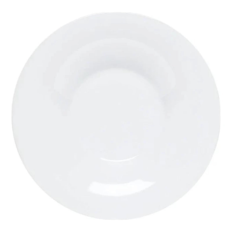 Thunder Group Pasta Bowl 12/Pcs will be suitable for both casual and formal food-serving establishments. This pasta bowl works with any dinner table settings and interior designs from Italian to Asian style. It is good for anything and everything - pasta, salad, soup or main dishes. Perfect for hot, steaming bowls of pasta or even cream-soup. You can also look out for the other plates and bowls in the same Western series if you want to create a matching set. It is non-toxic, BPA free, NSF listed. 