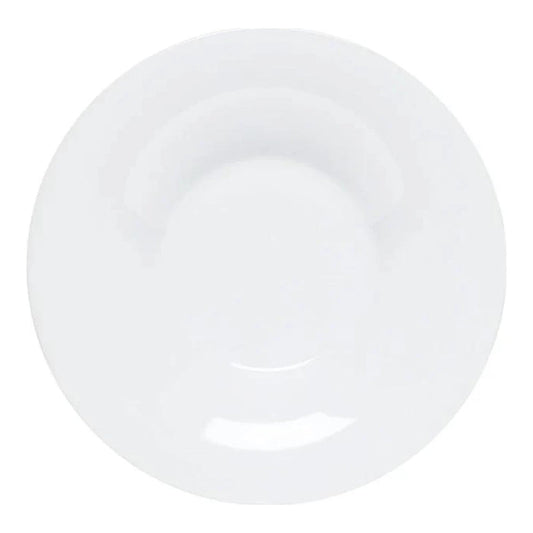 Thunder Group Pasta Bowl 12/Pcs will be suitable for both casual and formal food-serving establishments. This pasta bowl works with any dinner table settings and interior designs from Italian to Asian style. It is good for anything and everything - pasta, salad, soup or main dishes. Perfect for hot, steaming bowls of pasta or even cream-soup. You can also look out for the other plates and bowls in the same Western series if you want to create a matching set. It is non-toxic, BPA free, NSF listed. 