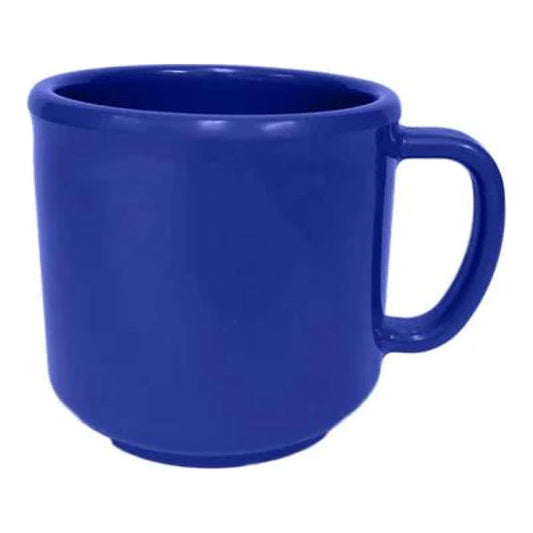 Thunder Group Mug 12/Pcs has a convenient handle and a wide flat stable bottom which ensures its non-slip feature. Perfect choice for serving all kinds of beverages. It can withstand high temperatures and will not get scratched or chipped over time. Melamine is a very durable non-toxic material popular among many establishments. It is NSF approved, stain-resistant and can be placed in the dishwasher for quick cleaning. Not recommended for microwave.
