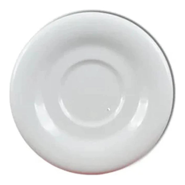 Thunder Group Saucer For CR313/CR5044 12/Pcs will be a perfect match to CR313/CR5044/ML901/ML9011 cups making your table setting complete and more sophisticated. While having 5 1/2 inches diameter this saucer is a perfect match for the 3 1/8 inches melamine mugs. It has a durable break resistant quality and is lighter than any similar-sized ceramic saucer. Each saucer can be easily cleaned in a washing machine. It is non-toxic. Not for use in a microwave.