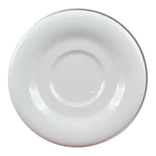 Thunder Group Saucer For CR313/CR5044 12/Pcs will be a perfect match to CR313/CR5044/ML901/ML9011 cups making your table setting complete and more sophisticated. While having 5 1/2 inches diameter this saucer is a perfect match for the 3 1/8 inches melamine mugs. It has a durable break resistant quality and is lighter than any similar-sized ceramic saucer. Each saucer can be easily cleaned in a washing machine. It is non-toxic. Not for use in a microwave.