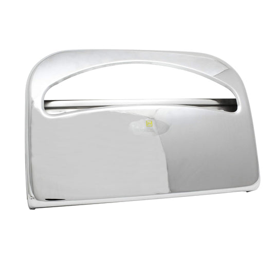 Half Fold Toilet Seat Cover Dispenser is great for holding toilet seat covers and making them easily accessible to guests. This piece features an exceptionally durable chrome-plated construction that will withstand long term use. Crafted with a fully enclosed design, this toilet seat cover dispenser keeps toilet seat covers safe and clean for your guests.