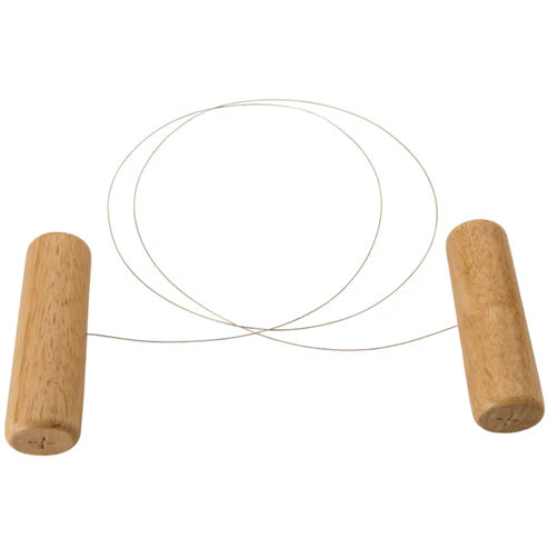 Winco CS-44W, 44" Wire, Wooden Hdl Cheese Slicer