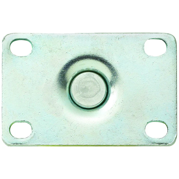 (Without Brake, With Brake) Caster for 2-3/8"x3 5/8" Universal Plate 4/Pack perfect for use in fast-paced foodservice establishments, this caster wheel is grease resistant and non-marring ensuring smooth transportation on any surface. Great for use with most appliances including ranges or walk-in refrigerators.