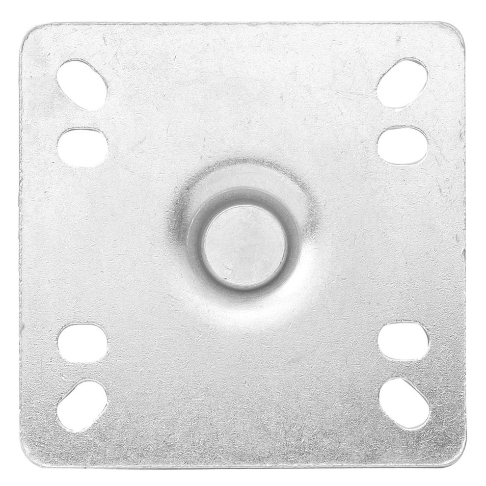 Winco CT-44/44B, 5" Dia 2pcs Caster w/Brake for 4"x4" Plate