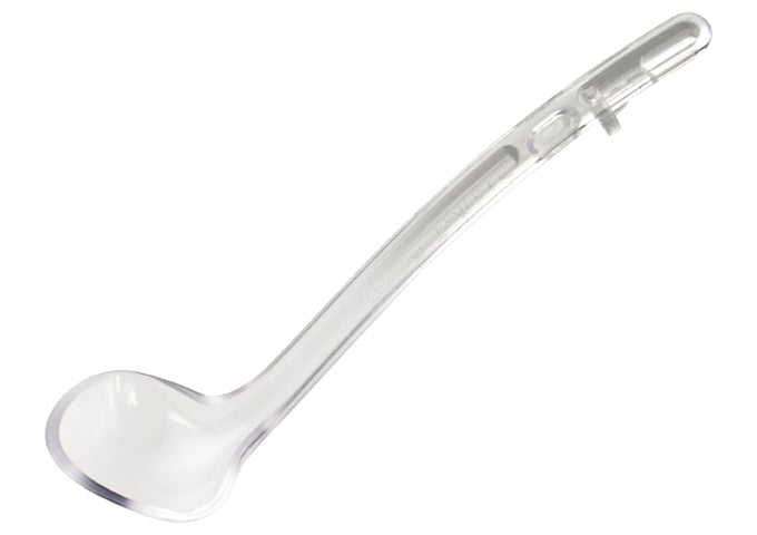 Winco CVLD-13C to CVLD-8R 8-1/2" to 13" 1oz Clear/Black/Red PC Curve Laddle