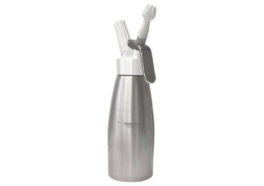 Winco CW-A05 1 Pint 3" Dia x 12" H Aluminum Whip Cream Dispenser