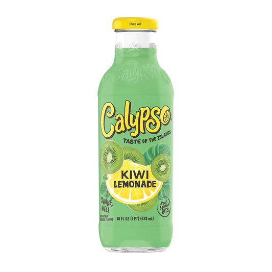 16oz Calypso Kiwi Lemonade bottle tropical citrus drink