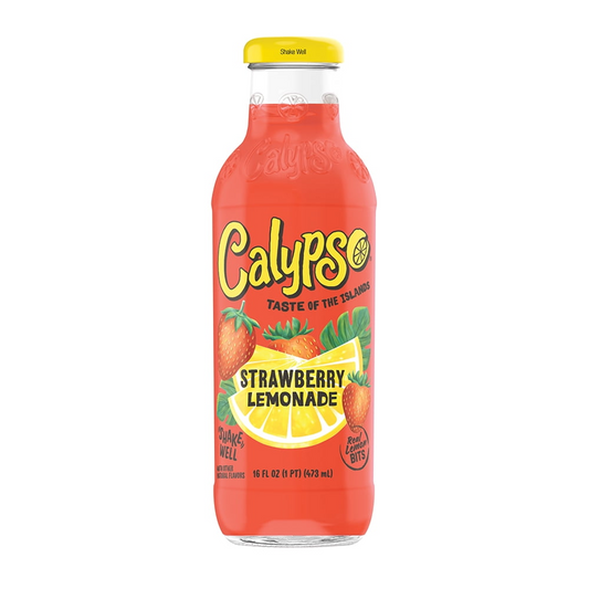 Calypso Strawberry Lemonade 16oz Glass Bottled Drink