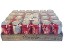 Coca-Cola Regular 355 mL (12 oz) can with classic original cola flavor.