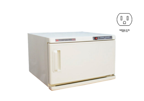 Compartment towel steamer