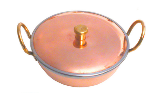 copper cooking wok