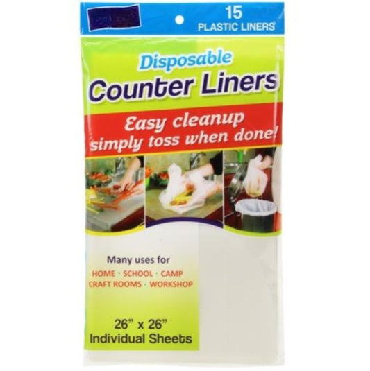 Counter liners for restaurants, kitchens, and food prep areas. Durable, protective, and easy to clean. Shields surfaces from spills, stains, and messes while maintaining hygiene.