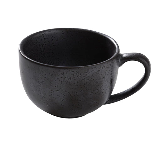 Yanco Cup DB-001 combines elegance and functionality in a sleek black design. Crafted from high-quality porcelain with a smooth black glaze, it adds a sophisticated touch to any table setting. Designed with a comfortable handle and a non-stackable structure, this cup offers both style and practicality. Its durable construction ensures long-lasting use, making it an excellent choice for hotels, restaurants, and cafes. 