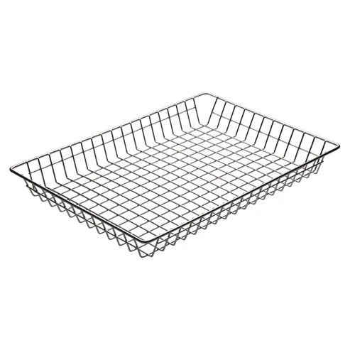 Winco DB-1218, PP, 12" x 18" x 2", Nickel Plated Doughnut Basket