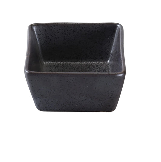 Yanco Square Sauce Dish DB-4031 is a perfect solution for those who look for an elegant and high-quality tableware for food-serving establishment. This color glazed porcelain dish is ideal for serving dips, sauces, and desserts. The stylish Diamond Black collection design will perfectly fit any establishment. It can be used in restaurants, catered events, outdoor dining areas or even hotels. These square dishes are a stylish and reliable dinnerware solution for your business. 