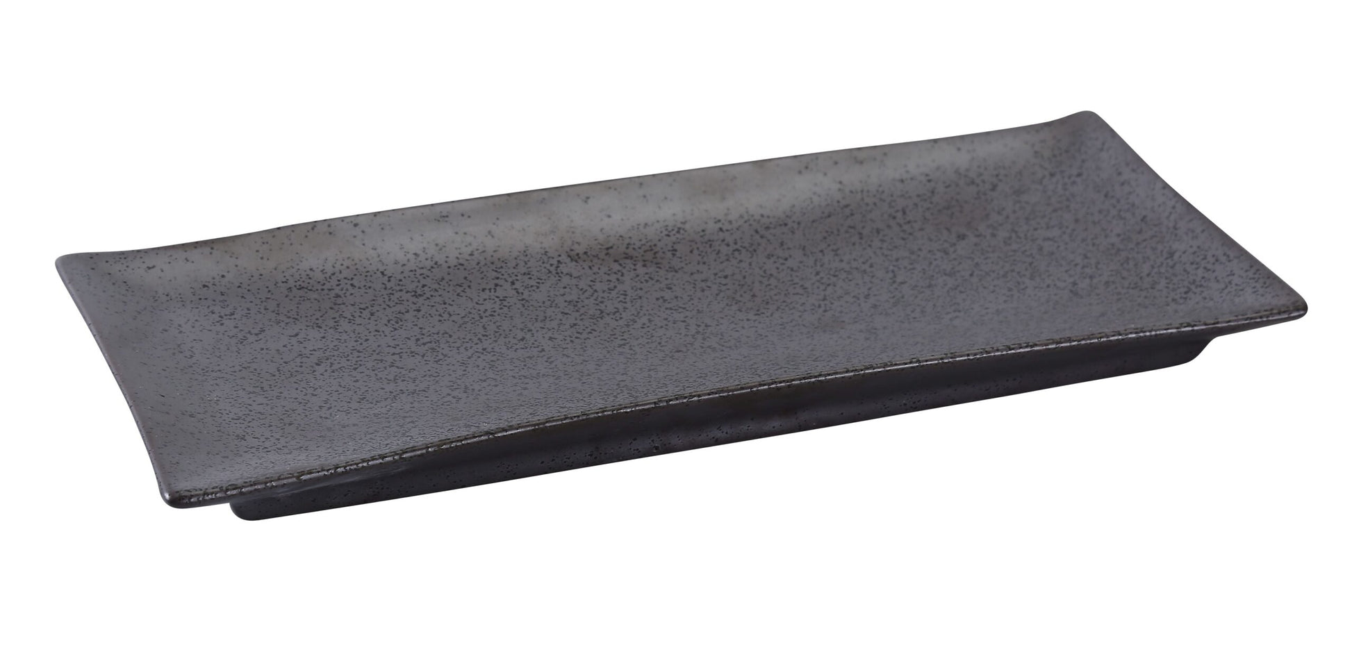 Yanco Rectangular Plate DB-411 is a stylish and durable addition to any dining setting. Crafted from high-quality porcelain with a smooth matte black glaze, this plate enhances food presentation with its sleek and modern design. Its rectangular shape makes it perfect for serving appetizers, desserts, or small meals, while its sturdy construction ensures long-lasting performance in both casual and upscale establishments. 