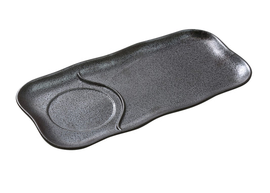 Yanco Compartment Plate DB-4112 is an elegant and reliable addition to your tableware collection. These plates are made from high-quality porcelain with a stylish glaze finish. Porcelain features excellent resistance to mechanical damage and temperature. You can use this stylish black plate with DB-4105 bowls to serve any dish you want. For example, you can use it for salads, pasta or hot meals. All Diamond Black collection items would be a stylish choice for any table setting. 