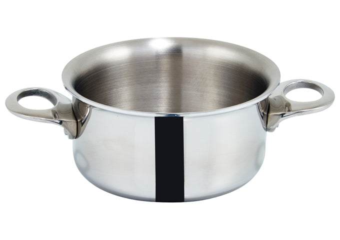 Winco DCCR-3S 15oz 3.75" Stainless Steel Mini Casserole