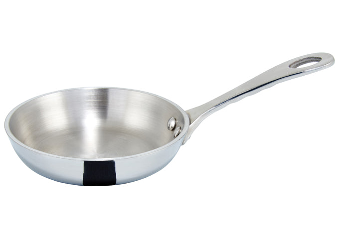 Winco DCFP-4S 50z 4" Stainless Steel Mini Fry Pan