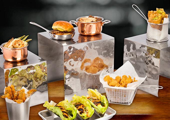 Winco DCFP-4S 50z 4" Stainless Steel Mini Fry Pan