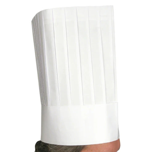 Winco DCH-12 to 9, PP, 3" to 12", 10/bag 100/box, Disposable Chef Hats
