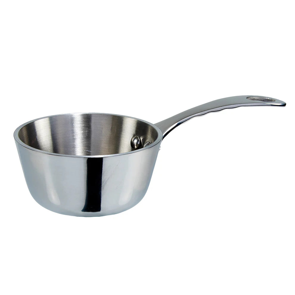 Winco DCSC-3C & 3S 5oz 3" Copper Plated/SS Mini Saucier