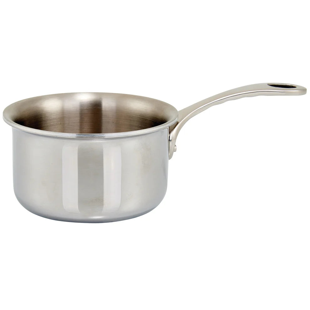 Winco DCSP-3C/3S 11oz 3.5" Copper Plated/SS Sauce Pan